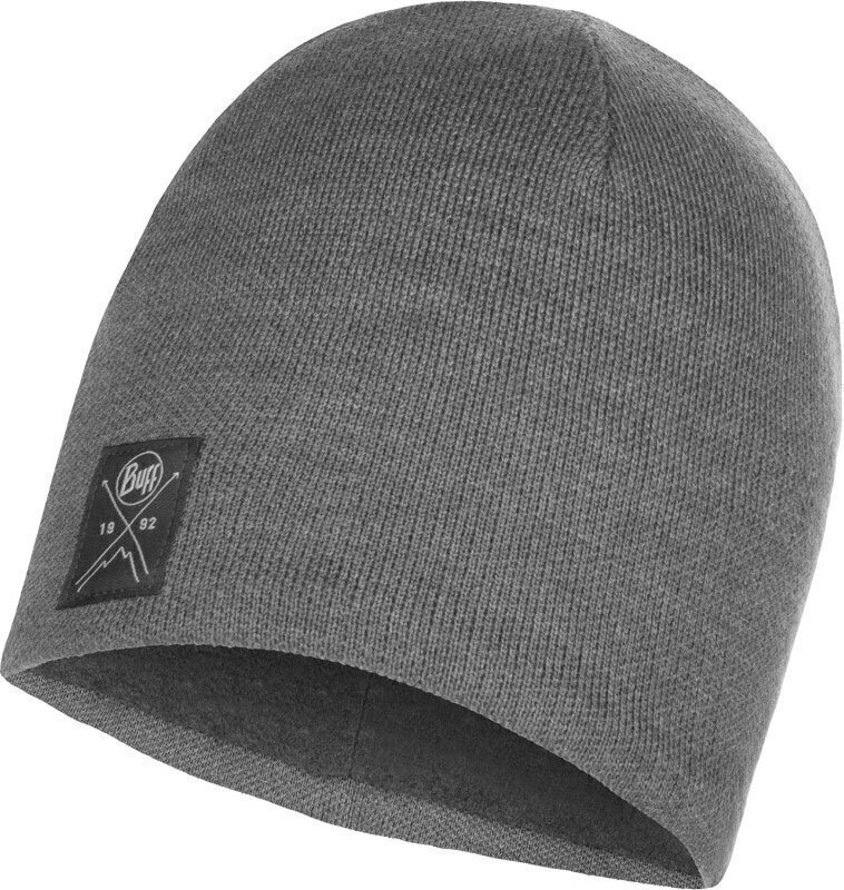 Шапка BUFF KNITTED & POLAR HAT (21/22) Solid Grey