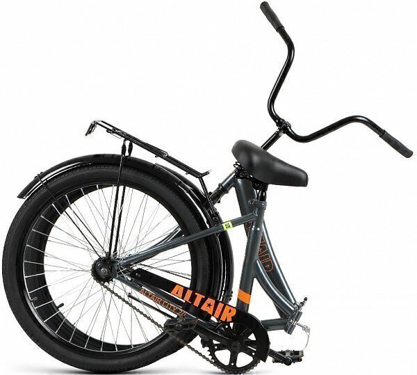 Велосипед ALTAIR CITY 24 (2022) темно-серый/оранжевый